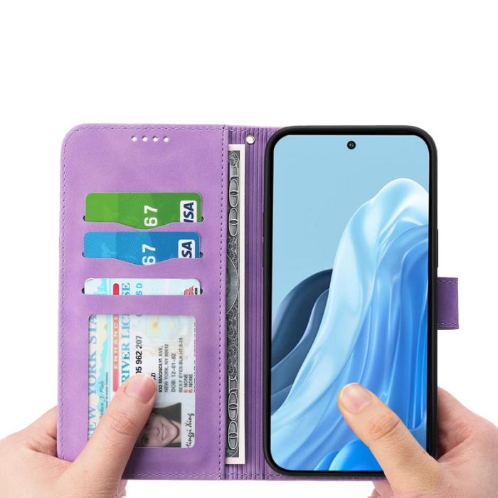 DIERFENG - DIERFENG DF-03 Plånboksfodral för Xiaomi 17 Pro Max - Konstläder - Lila