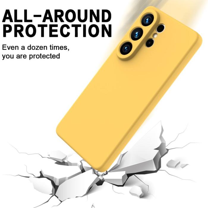 OEM - Mobilskal till Samsung Galaxy S26 Ultra Flytande Silikon - Gul