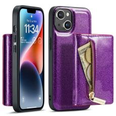 DG.MING - DG.MING M3 Series Mobilskal till iPhone 14 2-i-1 St&ouml;tt&aring;ligt Lila