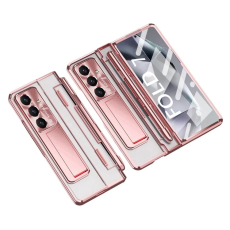 A-One Brand - Galaxy Z Fold 7 Mobilskal med Skärmskydd och Stylus - Roséguld