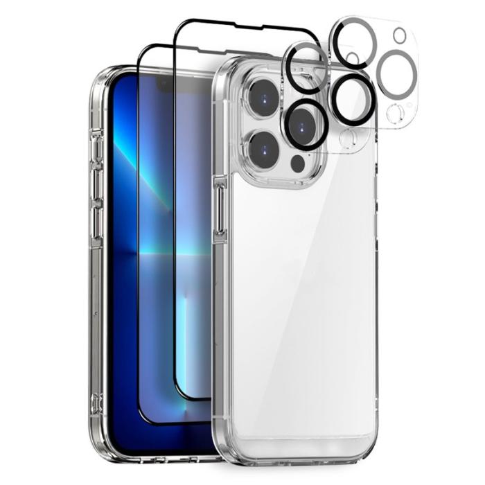 NORTHJO - NORTHJO iPhone 13 Pro Fodral 5 i 1 PC+TPU - Klar