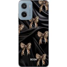 Gustaf - Mobilskal till Motorola Moto E15 med Leopard Bow