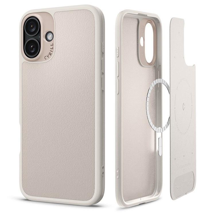 Spigen iPhone 16 Mobilskal MagSafe Cyrill Kajuk - Cream | 2353 | AlltMobil