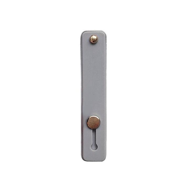 OEM - Self-Adhesive Silikon Finger Mobilgrip Strap - Grå