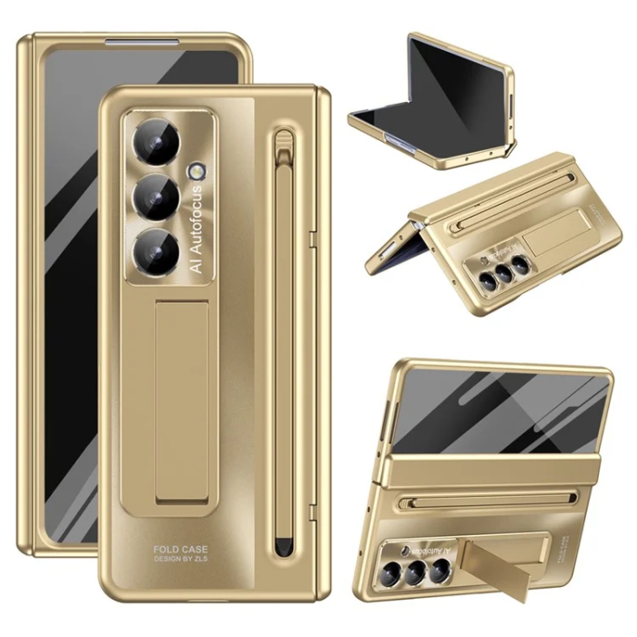 A-One Brand - Galaxy Z Fold 7 Mobilskal med Skärmskydd och Stylus Hinge