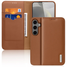 A-One Brand - Dux Ducis Galaxy S25 Plånboksfodral Hivo RFID - Brun