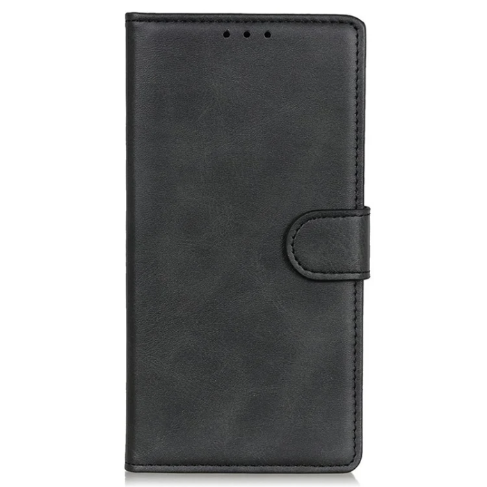 A-One Brand - Sony Xperia 1 VII Plånboksfodral Cowhide Läder - Svart