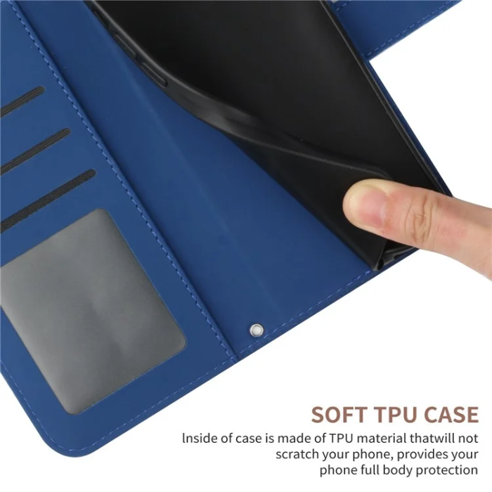 A-One Brand - iPhone 17 Pro Max Plånboksfodral Sunflower Imprint - Safir