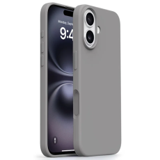 A-One Brand - iPhone 16 Mobilskal Ultra Thin Silikon - Grå