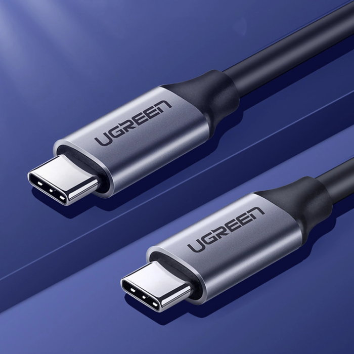 Ugreen - Ugreen USB-C 3.1 Till USB-C 3.1 Kabel 1.5m - Grå