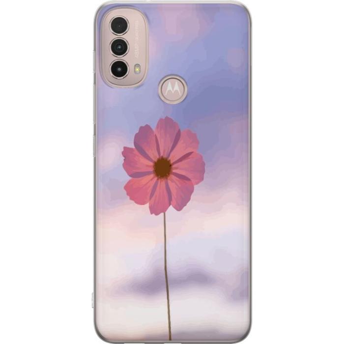 iSecrets - Mobilskal till Motorola Moto E40 med Rosa blomma