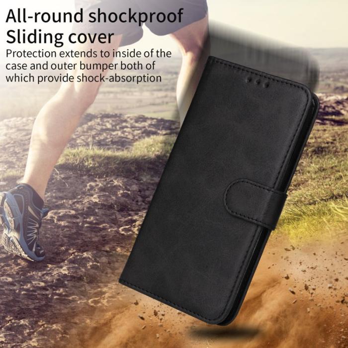 OEM - Samsung Galaxy S26 Ultra Fodral Konstläder Folio Flip - Svart