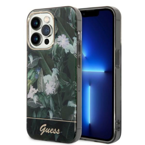 GUESS iPhone 14 Pro Max Skal Jungle Collection - Grön | 2353 | AlltMobil