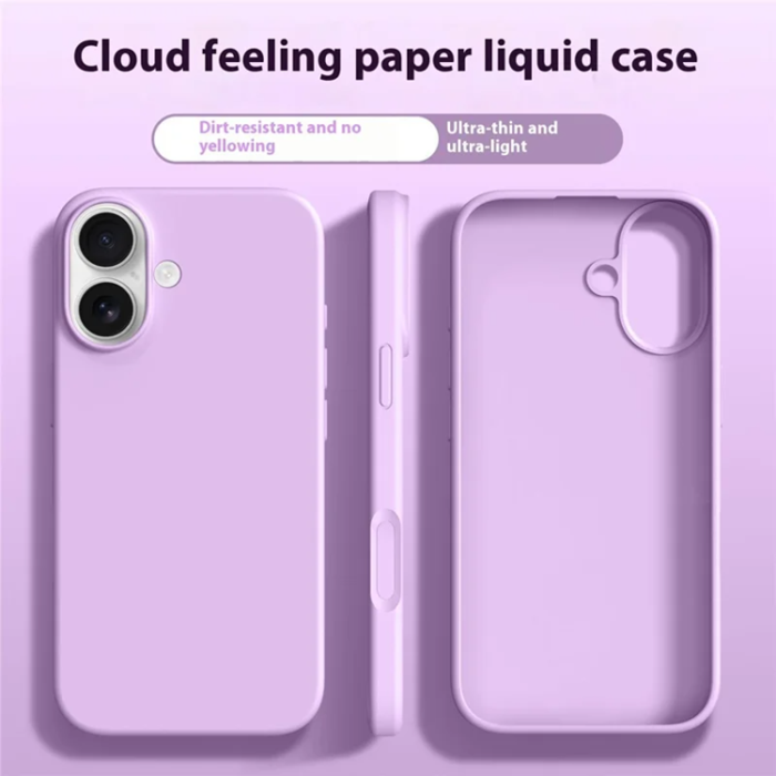 A-One Brand - iPhone 16 Mobilskal Ultra Thin Silikon - Dreamy Lila