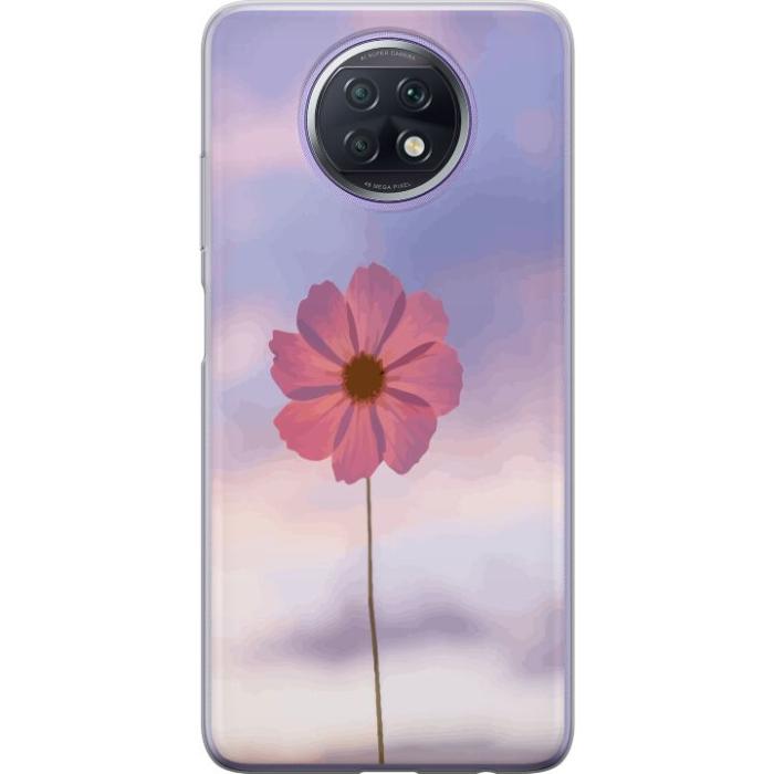 iSecrets - Mobilskal till Xiaomi Redmi Note 9T med Rosa blomma