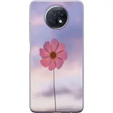 Gustaf - Mobilskal till Xiaomi Redmi Note 9T med Rosa blomma