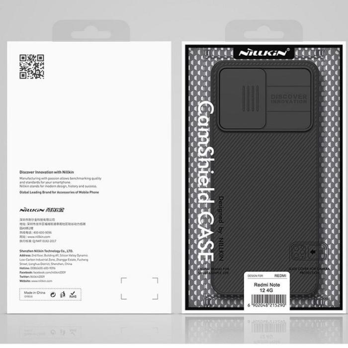 Tech-Protect - Nillkin Xiaomi Redmi Note 12 4G Mobilskal CamShield - Blå