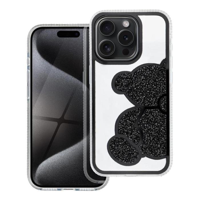 OEM - iPhone 7/8/SE (2020/2022) Mobilskal Teddy Bear - Svart