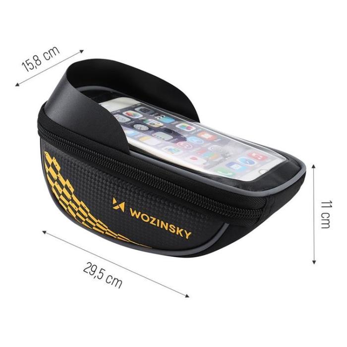 Wozinsky - Wozinsky Cykel Styrväska Touch Screen Telefonhållare
