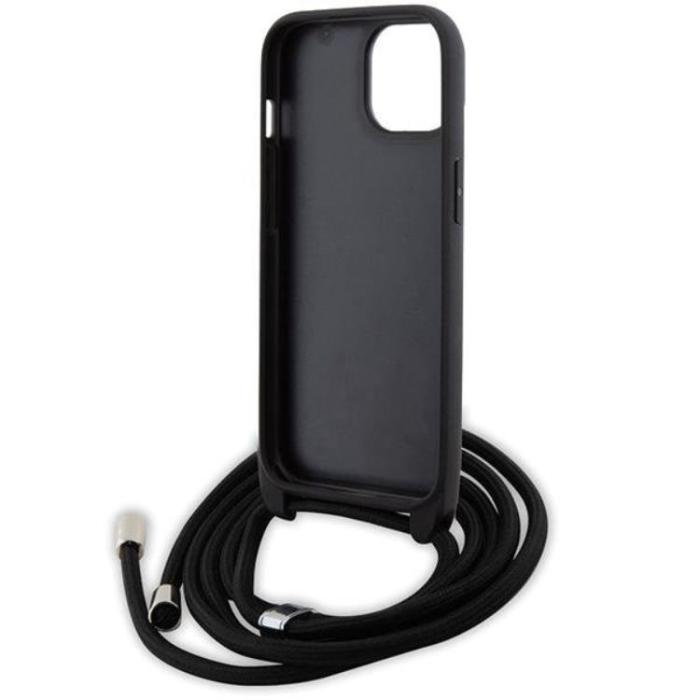 KARL LAGERFELD - KARL LAGERFELD iPhone 15 Halsbandsskal Monogram Metal Pin - Svart