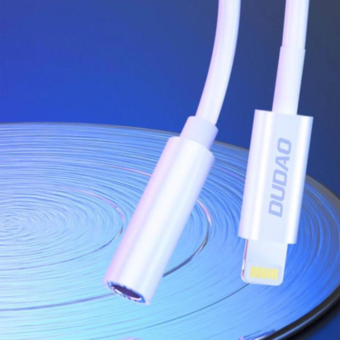 UTGATT1 - Dudao Adapter Lightning Till 3.5mm Mini Jack - Vit