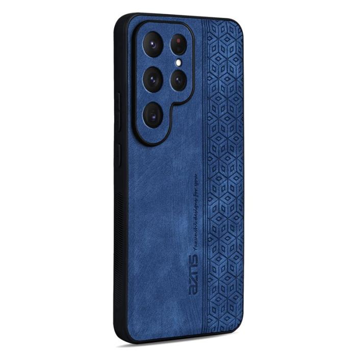 AZNS - AZNS Samsung Galaxy S26 Ultra Skal PU Läder Skydd - Blå