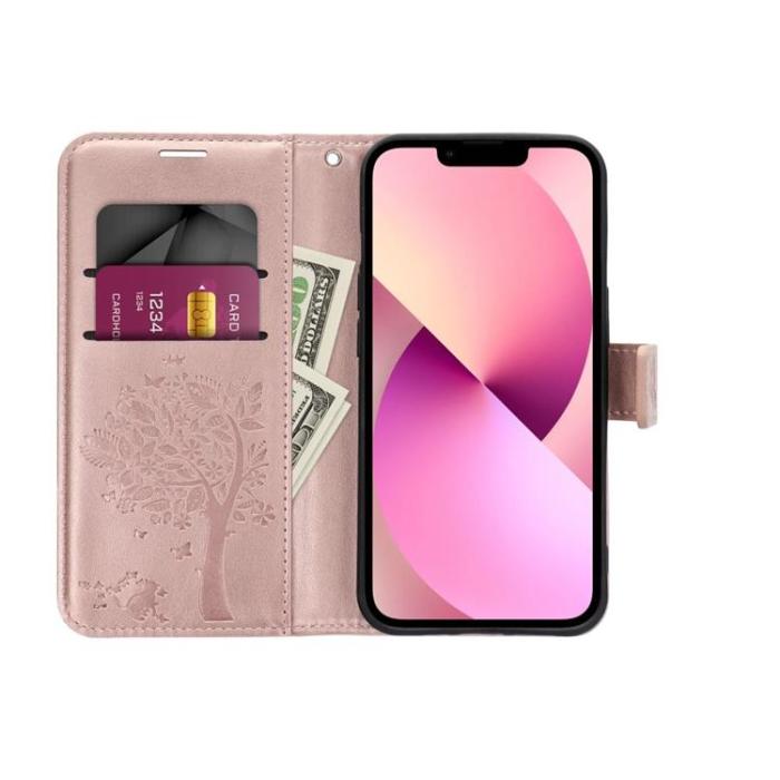 OEM - Galaxy A55 5G Plånboksfodral Mezzo - Tree Rose Guld