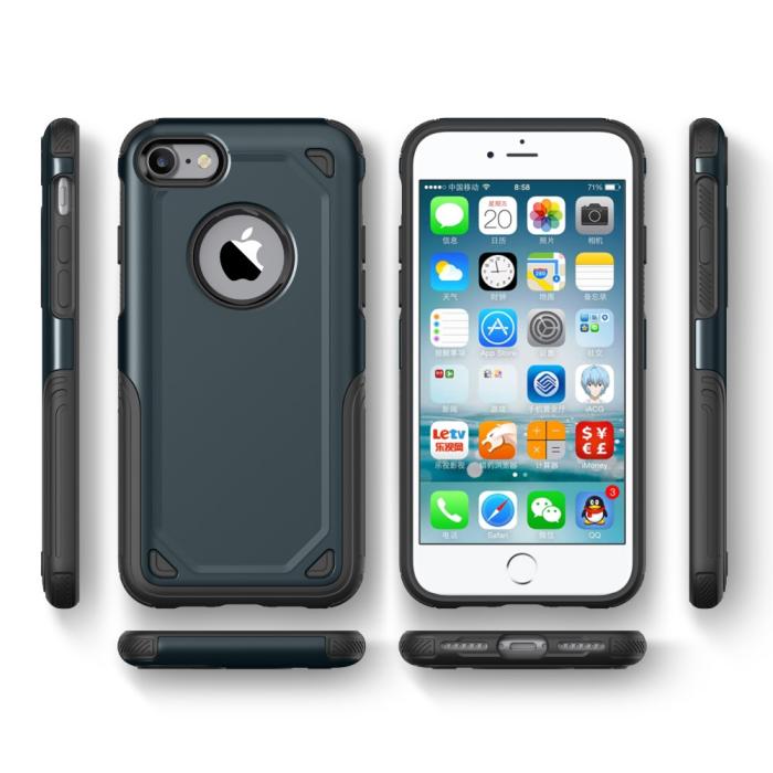 UTGATT4 - Rugged Armor Skal till iPhone 7/8/SE 2020 - Blå