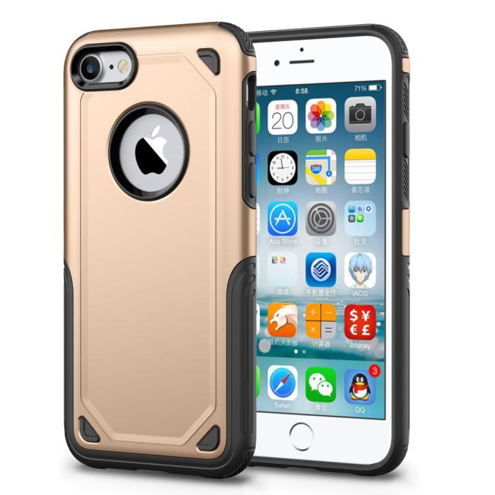 UTGATT4 - Rugged Armor Skal till iPhone 7/8/SE 2020 - Gold