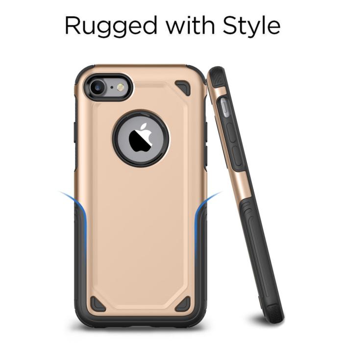 UTGATT4 - Rugged Armor Skal till iPhone 7/8/SE 2020 - Gold