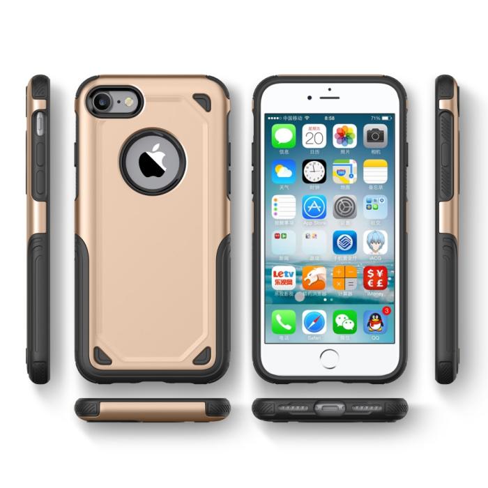 UTGATT4 - Rugged Armor Skal till iPhone 7/8/SE 2020 - Gold