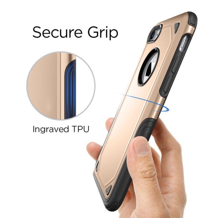 UTGATT4 - Rugged Armor Skal till iPhone 7/8/SE 2020 - Gold