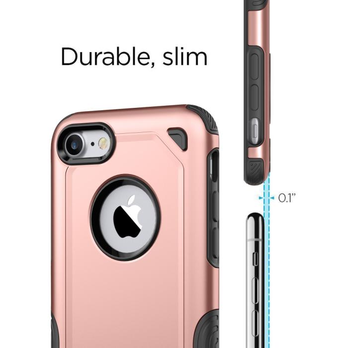 A-One Brand - Rugged Armor Skal till iPhone 7/8/SE 2020 - Rose Gold