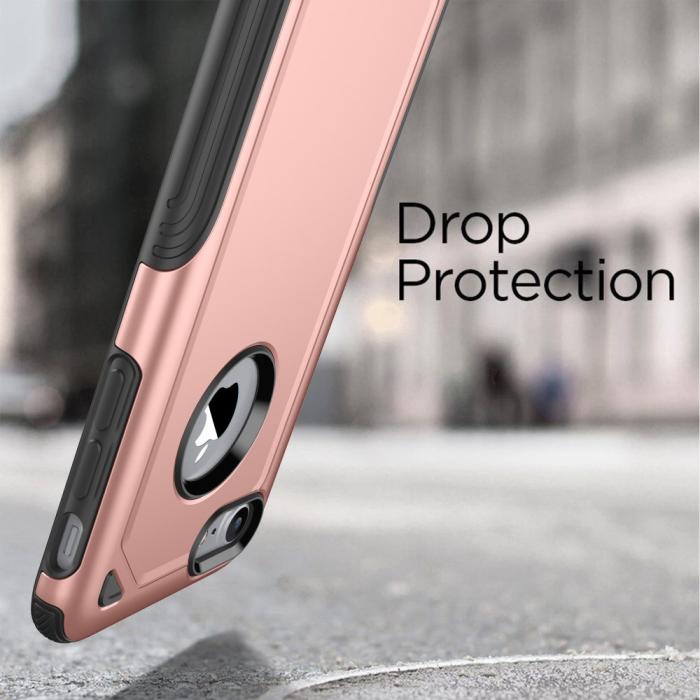 A-One Brand - Rugged Armor Skal till iPhone 7/8/SE 2020 - Rose Gold