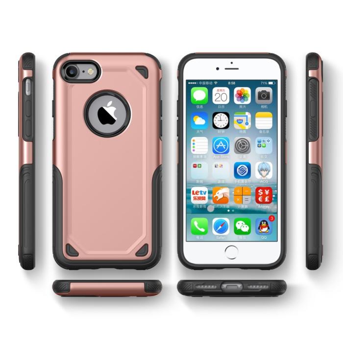 A-One Brand - Rugged Armor Skal till iPhone 7/8/SE 2020 - Rose Gold