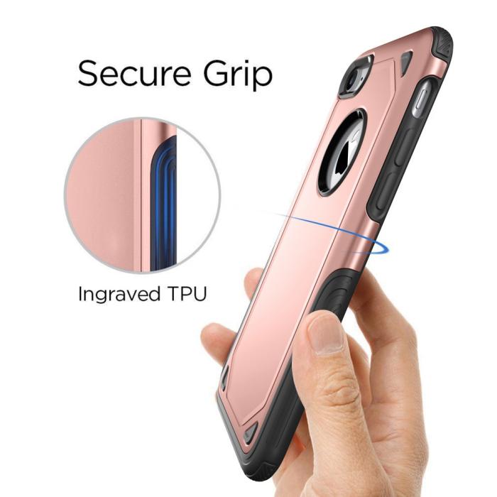 A-One Brand - Rugged Armor Skal till iPhone 7/8/SE 2020 - Rose Gold