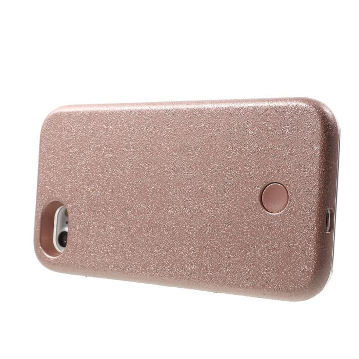UTGATT5 - Selfie Illuminated LED Skal till iPhone 8/7 - Rose Gold