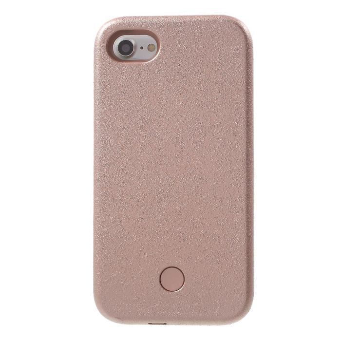 UTGATT5 - Selfie Illuminated LED Skal till iPhone 8/7 - Rose Gold
