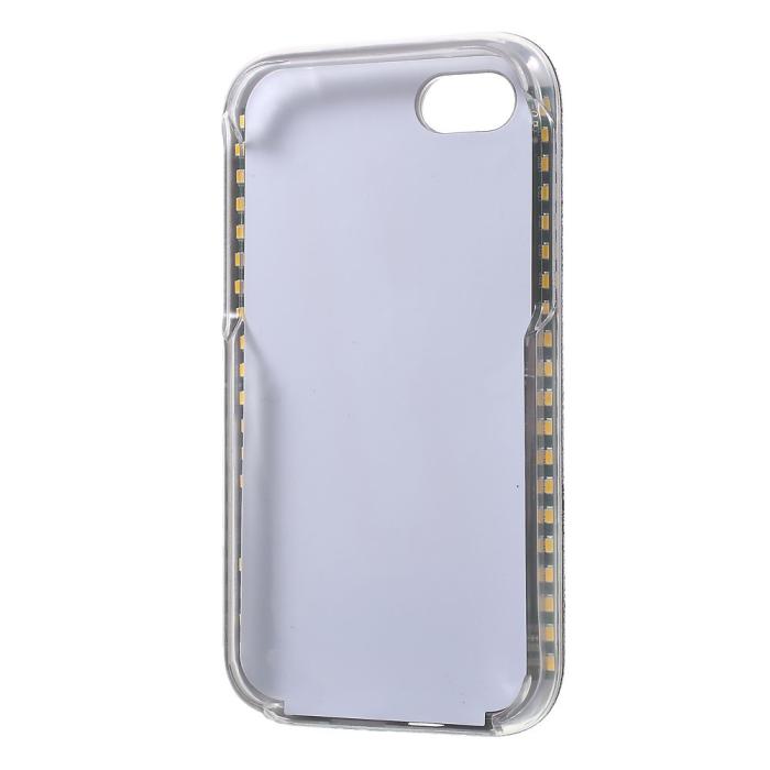 OEM - Selfie Illuminated LED Skal till iPhone 7/8/SE 2020 - Vit