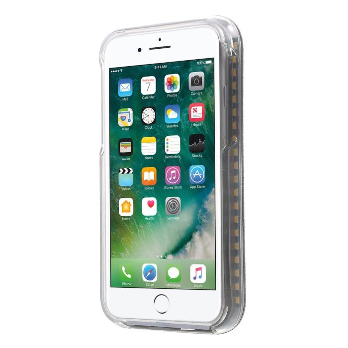 OEM - Selfie Illuminated LED Skal till iPhone 7/8/SE 2020 - Vit
