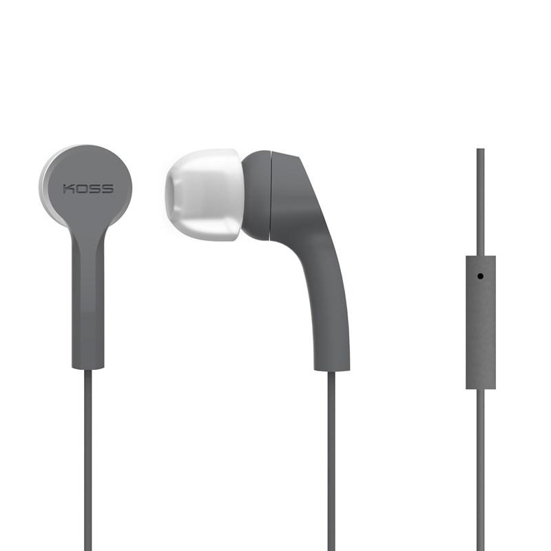 Koss Hörlur KEB9i In-Ear Mic - Grå | 505771 | AlltMobil