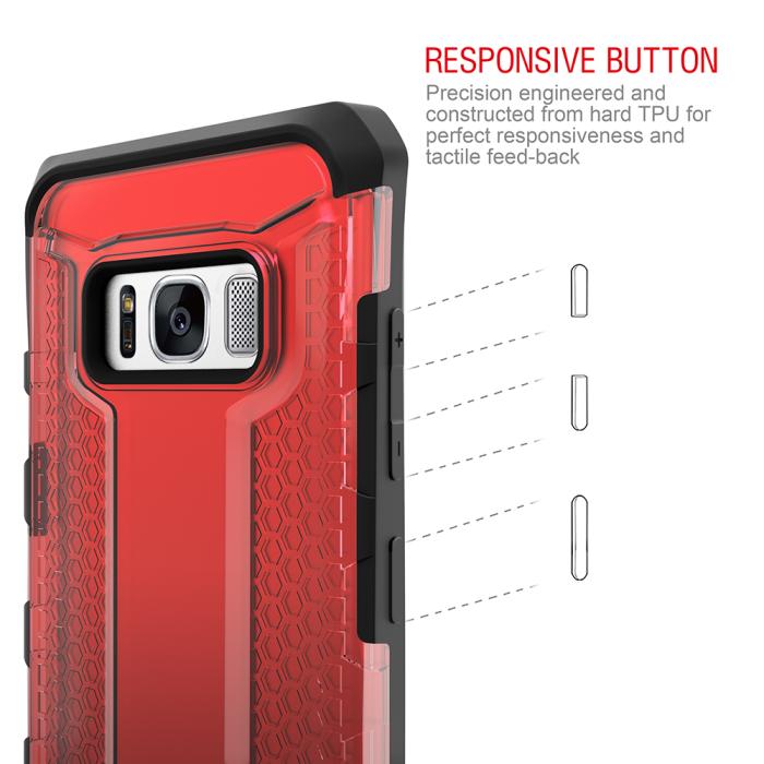 ItSkins - Itskins Octane Skal till Samsung Galaxy S8 Plus - Röd