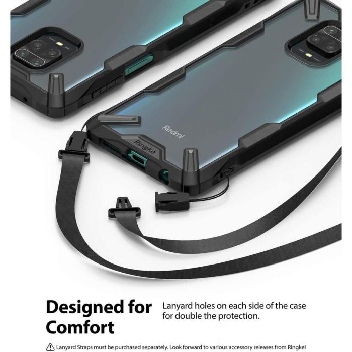UTGATT5 - Ringke - Fusion X Xiaomi Redmi Note 9 / 9 Pro - Svart