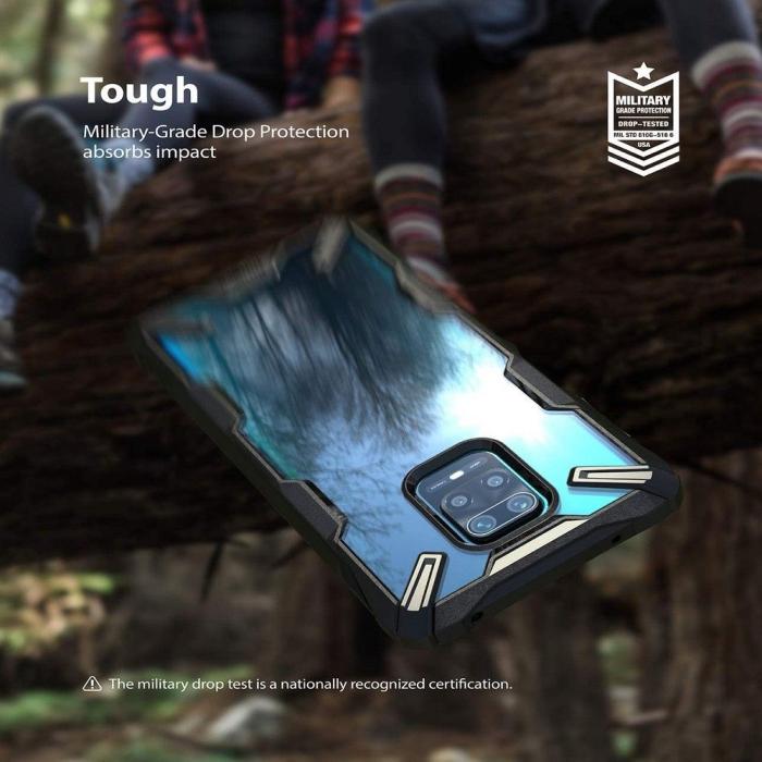 UTGATT5 - Ringke - Fusion X Xiaomi Redmi Note 9 / 9 Pro - Svart