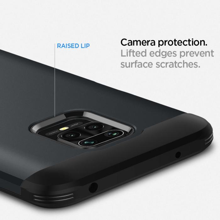 UTGATT5 - Spigen - Tough Armor Xiaomi Redmi Note 9/9 Pro - Metal Slate