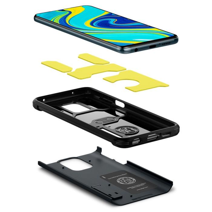 UTGATT5 - Spigen - Tough Armor Xiaomi Redmi Note 9/9 Pro - Metal Slate