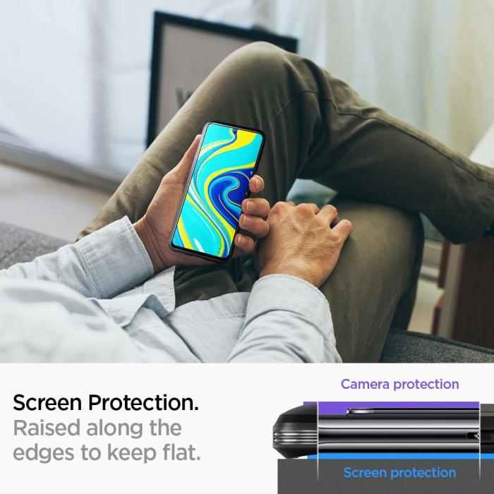 UTGATT5 - Spigen - Tough Armor Xiaomi Redmi Note 9/9 Pro - Metal Slate