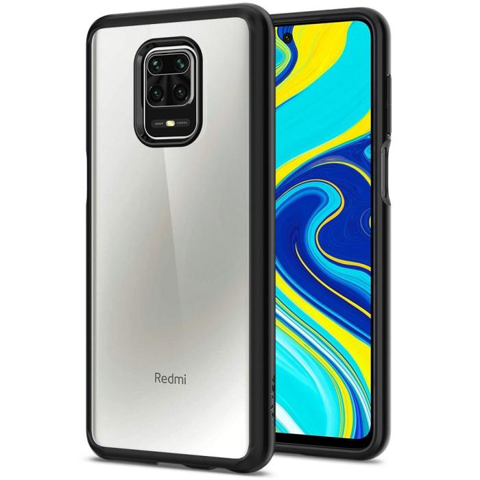 UTGATT5 - Spigen - Ultra Hybrid Xiaomi Redmi Note 9/9 Pro - Matt Svart