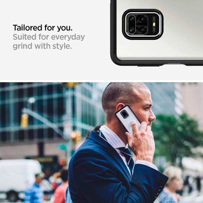 UTGATT5 - Spigen - Ultra Hybrid Xiaomi Redmi Note 9/9 Pro - Matt Svart