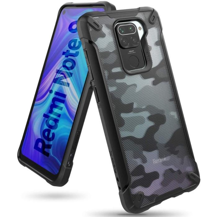 UTGATT5 - Ringke - Fusion X Xiaomi Redmi Note 9 - Camo Svart